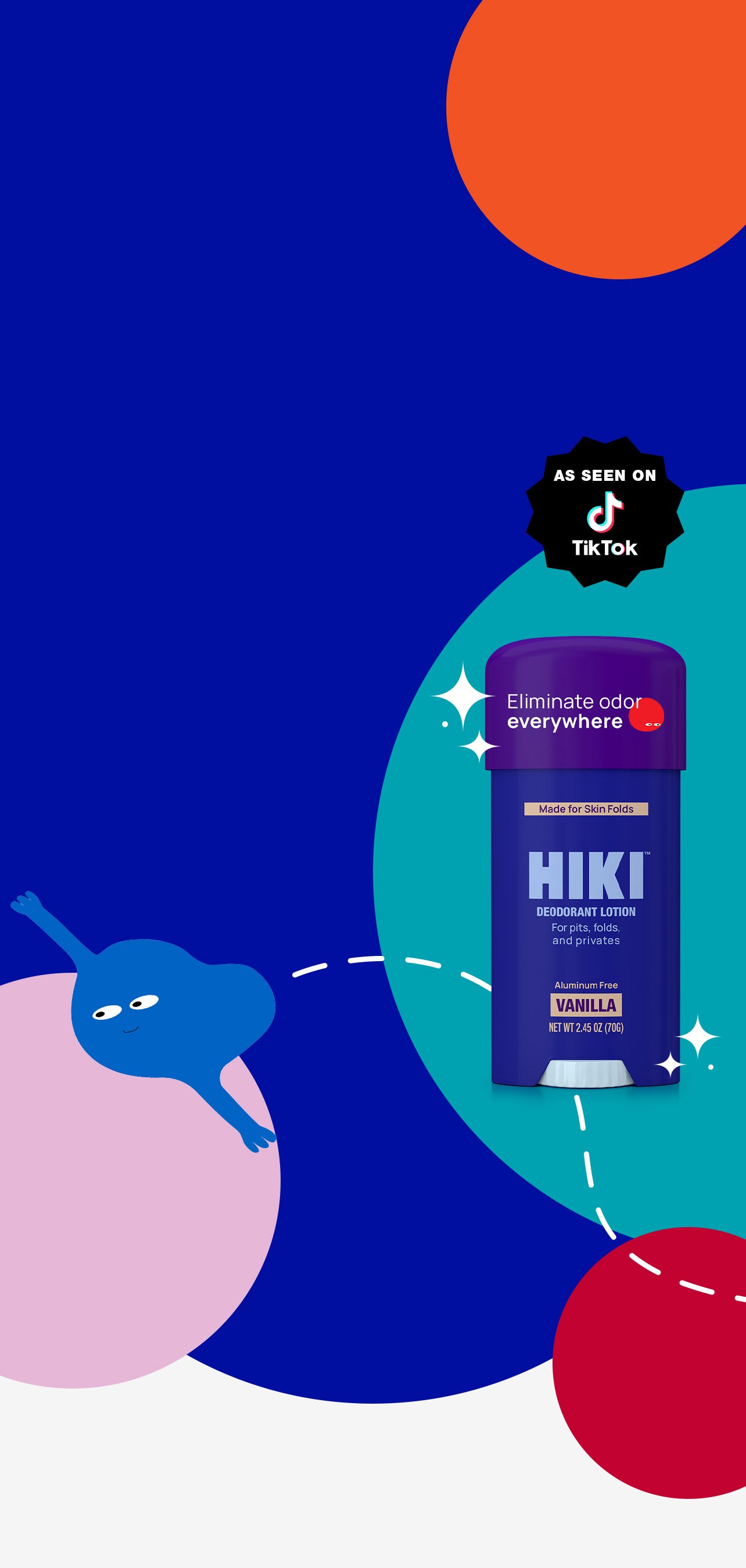 Colorful bubbles and HIKI stick