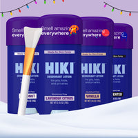 A stick of HIKI deodorant