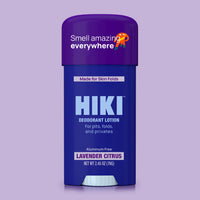 A stick of HIKI deodorant