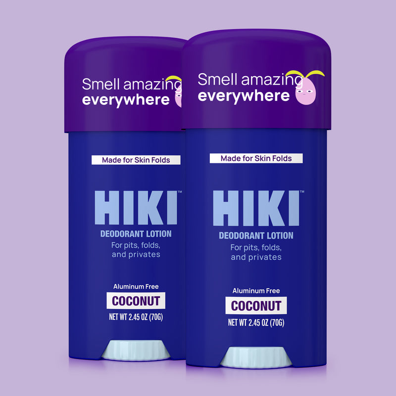A stick of HIKI deodorant