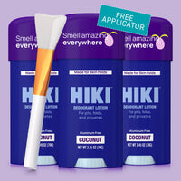 A stick of HIKI deodorant